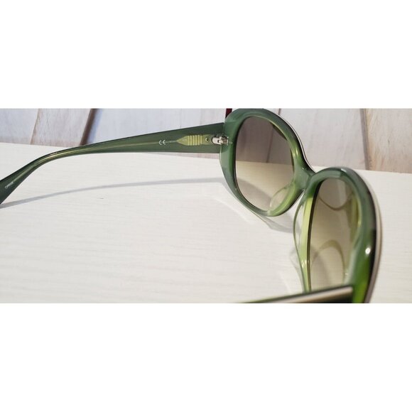 Diane Von Furstenberg Designer Oversized Sunglasses Oval Blaise DV575S Green main image 10